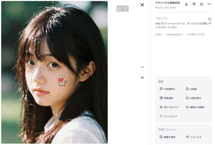 Fotor AI 画像生成